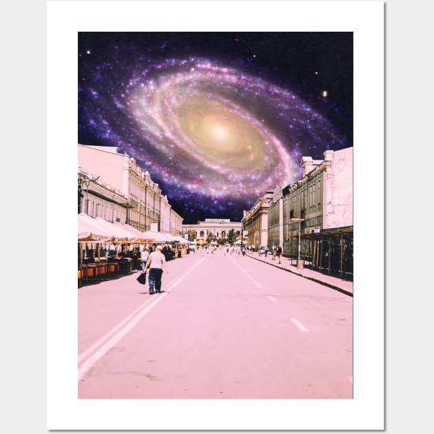 Downtown - Space Aesthetic, Retro Futurism, Sci Fi Wall Art by jessgaspar